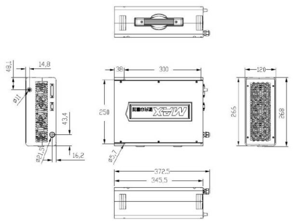 Серия импульсных волоконных MOPA лазеров MFPT-M