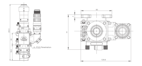 ND16 - Лазерная голова для сварки полупроводниковым лазером (2кВт)