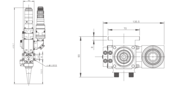 ND10 - Лазерная голова для сварки (1кВт)